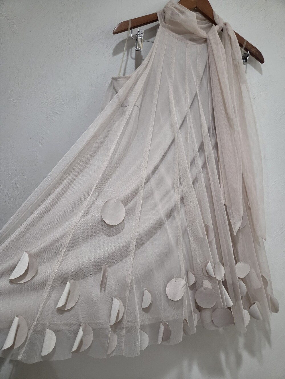 ModCloth Ryu All Neutral Shift Dress Size Medium - Picture 4 of 8